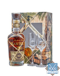Planteray (Plantation) Rum Barbados XO 20th Anniv. 40% 0,7l  +  2 kozarca